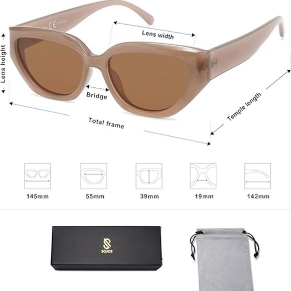 EUROPEAN STYLE WOMEN'S SUNGLASSES - Picture 5 of 6